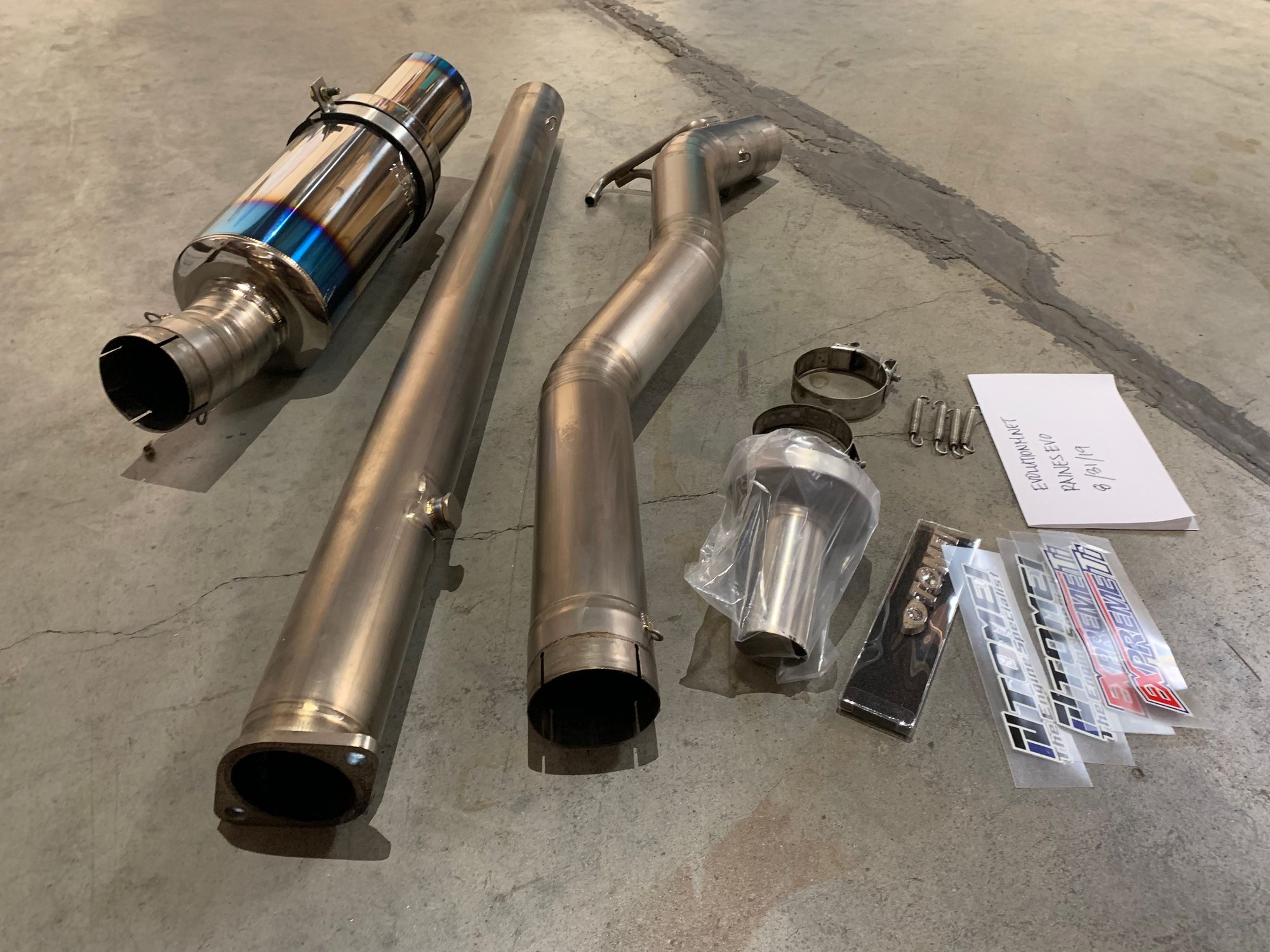 Engine - Exhaust - Tomei Expreme Ti for Evo 8/9 - Used - 2005 to 2006 Mitsubishi Lancer Evolution - Irvine, CA 92618, United States