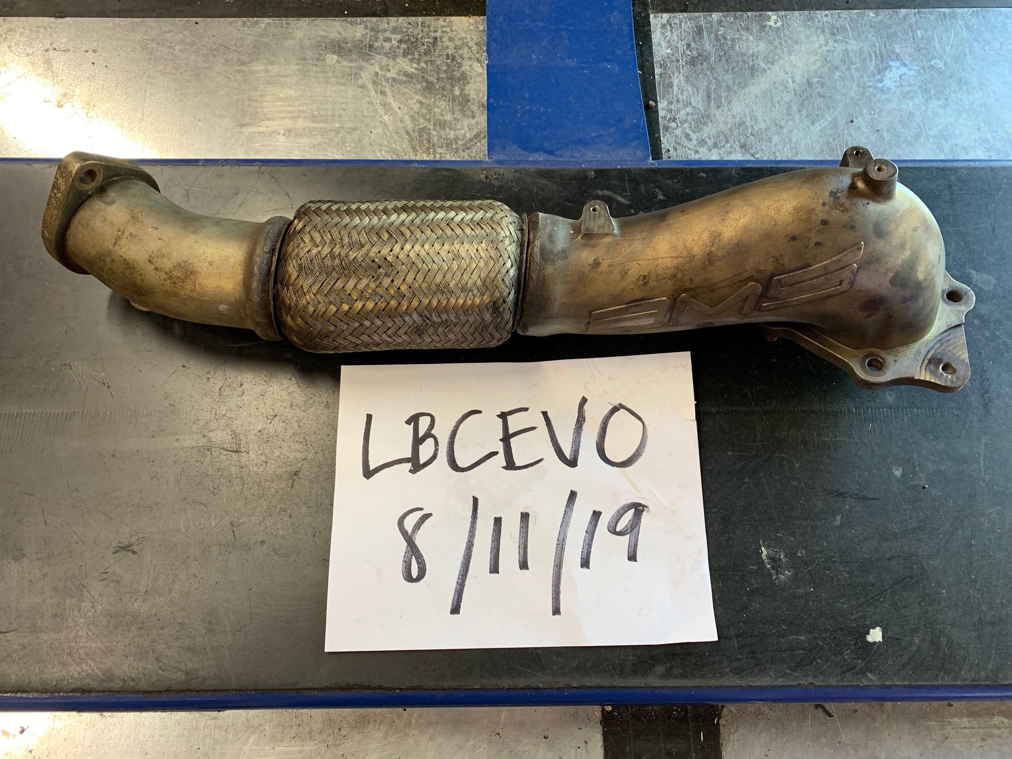 Engine - Exhaust - AMS Evo X Downpipe - Used - 2008 to 2015 Mitsubishi Lancer Evolution - Los Angeles, CA 91423, United States