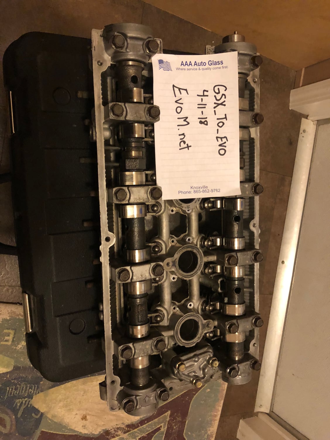Engine - Complete - Complete Evo IX cylinder head - Used - 2006 Mitsubishi Lancer Evolution - Knoxville, TN 37920, United States