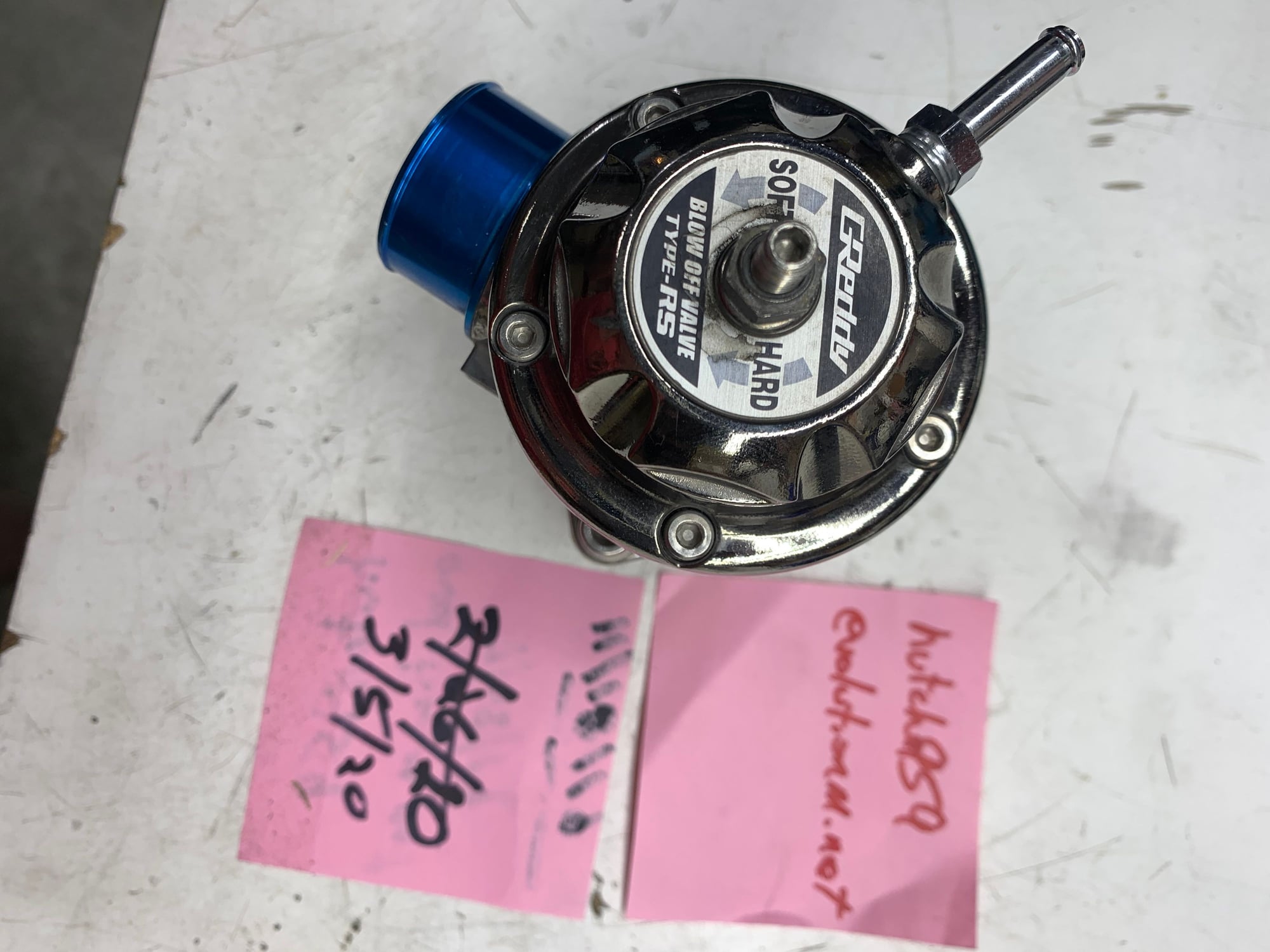 Engine - Intake/Fuel - GReddy BOV Type RS, needs new diaphram - Used - 2003 to 2006 Mitsubishi Lancer Evolution - Signal Mountain, TN 37377, United States