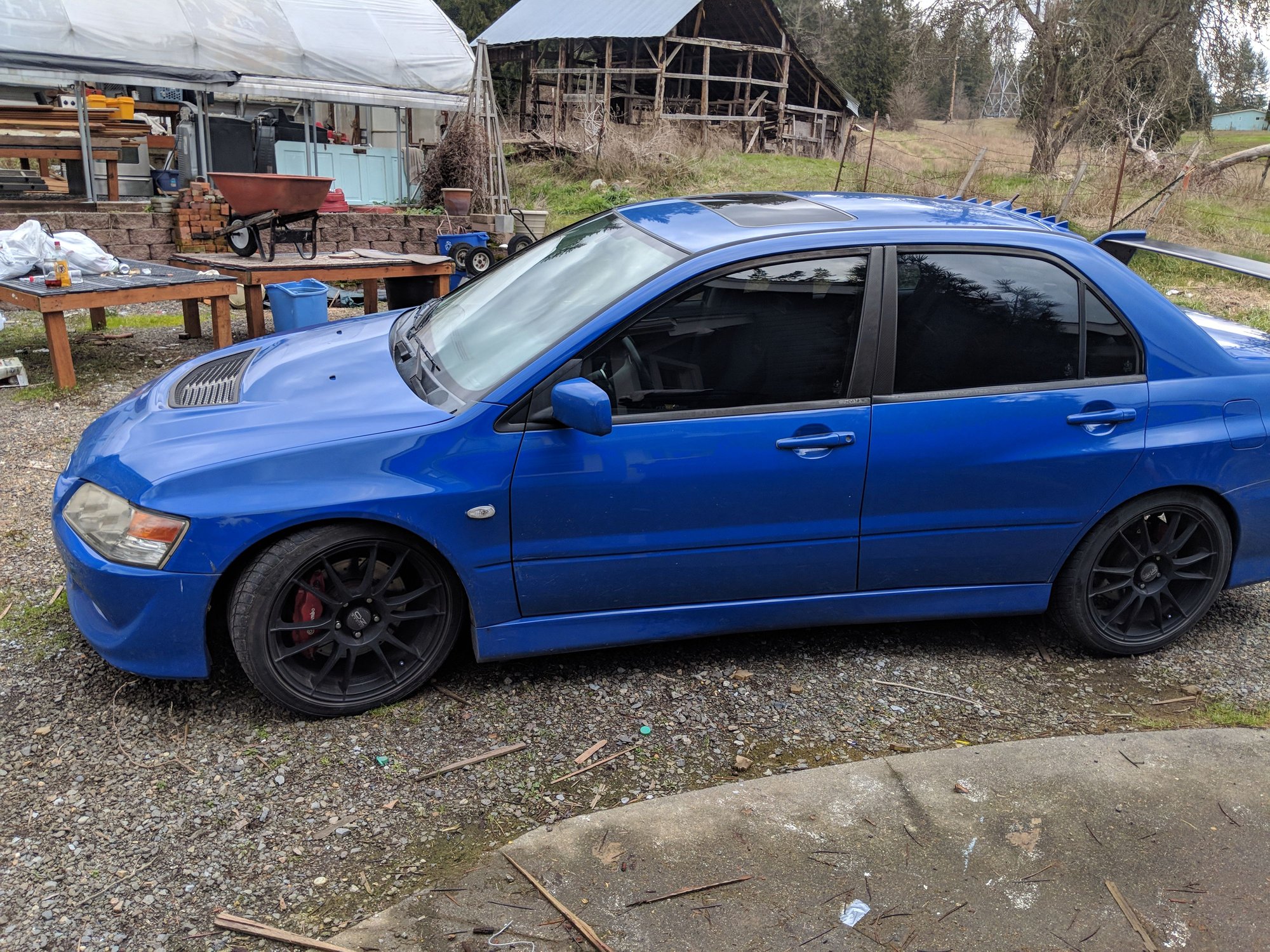2003 Mitsubishi Lancer Evolution - 2003 Evo BBU - Used - VIN JA3AH86F93U122357 - 115,000 Miles - 4 cyl - AWD - Manual - Sedan - Blue - Snohomosh, WA 98290, United States