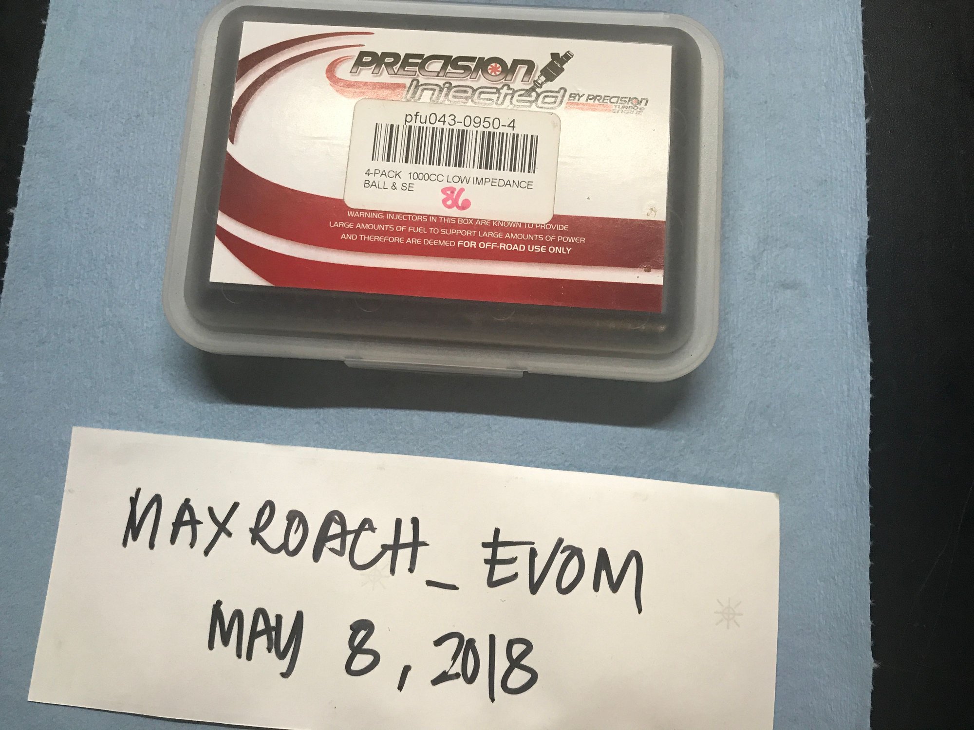 Engine - Power Adders - For sale 1000cc Precision Turbo Injectors X4 - Used - 2003 to 2006 Mitsubishi Lancer Evolution - Simi Valley, CA 93065, United States