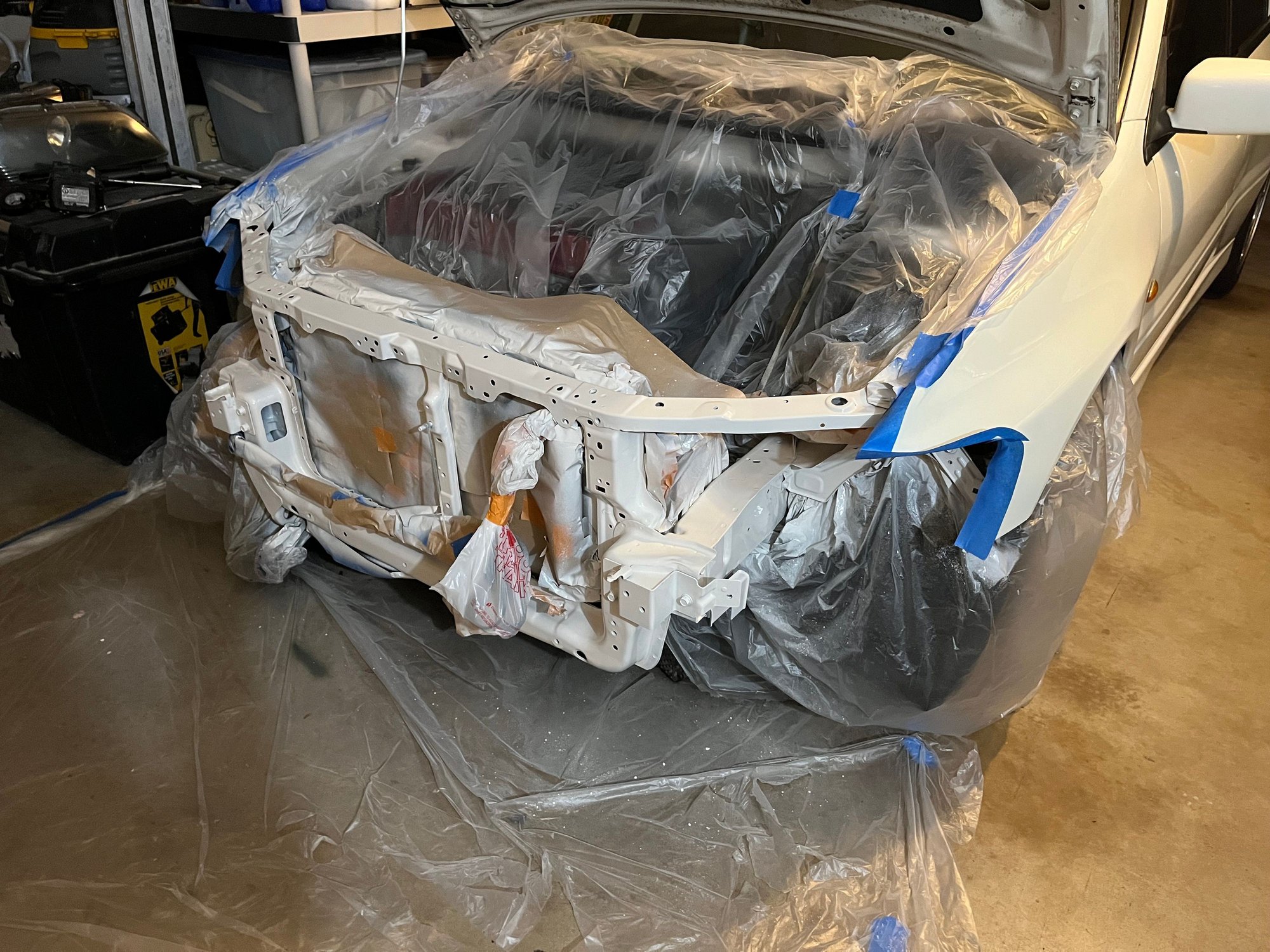 Sanded it all down and sprayed it
