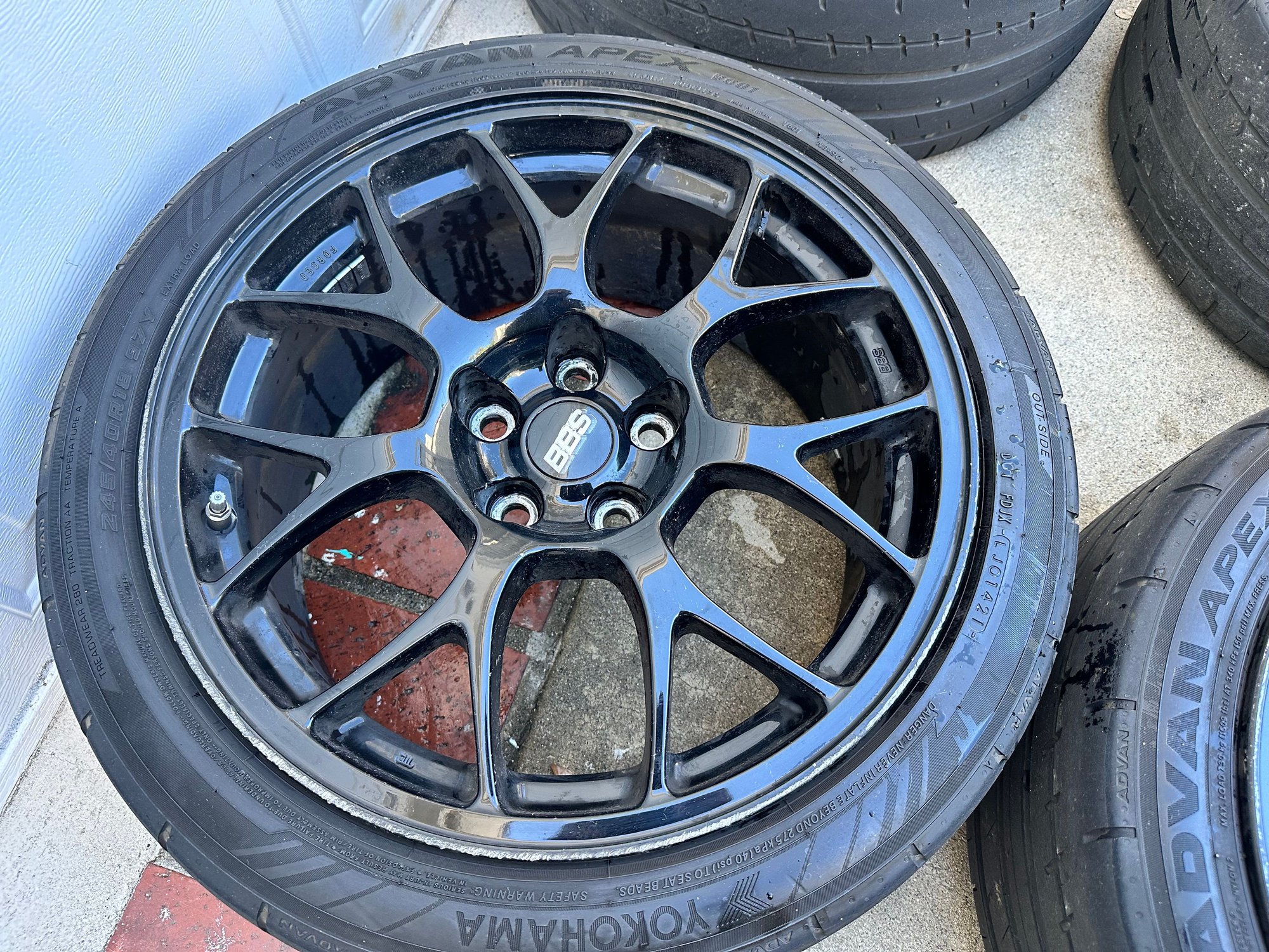 Wheels and Tires/Axles - BBS forged wheels 18” x 8.5” +38 OEM Evolution X MR - Used - -1 to 2025  All Models - Glendale, CA 91205, United States