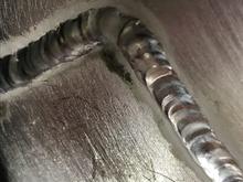 90 amps AC triangle wave, 250hz with a foot pedal, 28 % cleaning