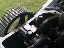 Got the paint marks also on the inside of the cam gear, also on the belt