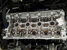 Lifters and rocker arms installed with plenty of Amsoil Break in 30 weight to go around.