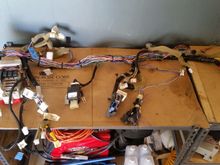 Harness ready to be thinned down.