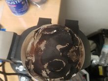 Before cleaning piston
