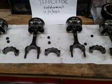 OEM Rods & Pistons #4 Rod bearing is gone and was knocking $75