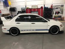 Blip EVO RS (company track car).  New graphics trying to find the right balance of a clean look.  