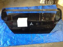 Tarmac Black trunk lid & E CF wing