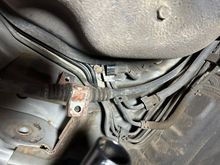Found an acorn cap lodged next to the sensor connector.