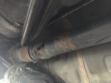 This is where the lines ended up coming from, it if does not work out i can always reroute them, but hopefully they dont rub on the drive shaft.