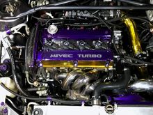 JD Customs COP kit, Ported and powder coated intake manifold, powder coated engine bay hardware kit, and cam position sensor heat shield.