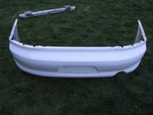 2005 Wicked White EVO 8 Rear Bumper
