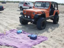 My YJ93 at The North End in Carolina Beach, NC