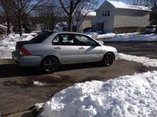 Outside with my baby