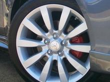 red calipers