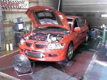 evo on dyno @ Turbotrix