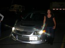 Me &amp; My Baby - Hanging out with the Evo crew after Formula D