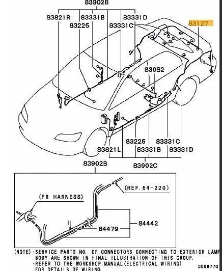 Audio Video/Electronics - Search Harness Numberplate-Light - New or Used - 2004 to 2005 Mitsubishi Lancer Evolution - Seedorf, Switzerland
