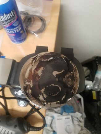 Before cleaning piston