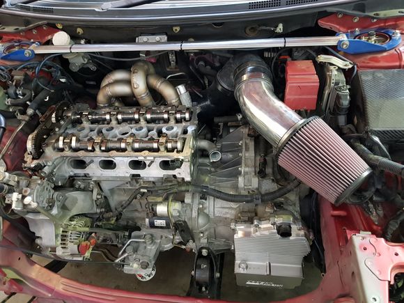 Dodson Motorsport SST Heated Sump Kit fitted (lines not fitted at this stage)