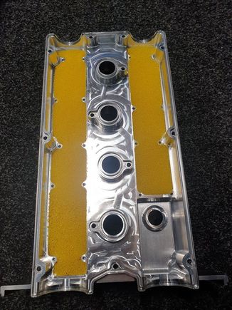 fuel tank foam installed to help with oil being pushed out the breather lines