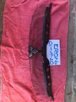 Evo 9 front grill w/ emblem