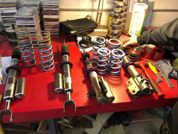 Friday waiting for shipment.  New 6” front springs arrived. 