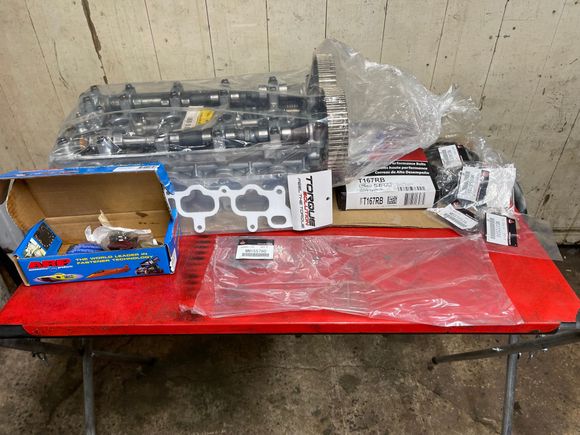Head gets re-sitted valves 