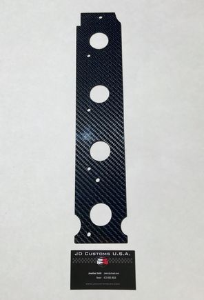 Evo 9 real carbon fiber mounting plate.