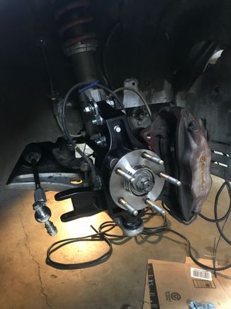 Partial assembly.