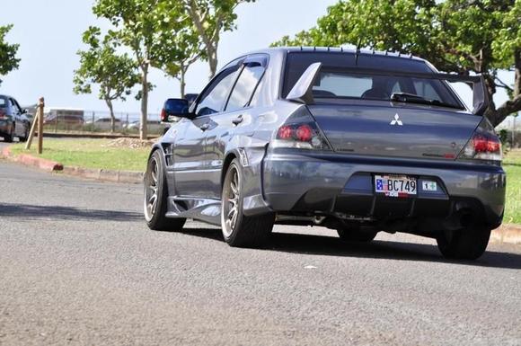 Graphite Grey Evo Voltex Rear