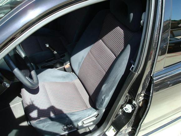 Evo GT-A seats. Factory carbon fiber brake handle.
