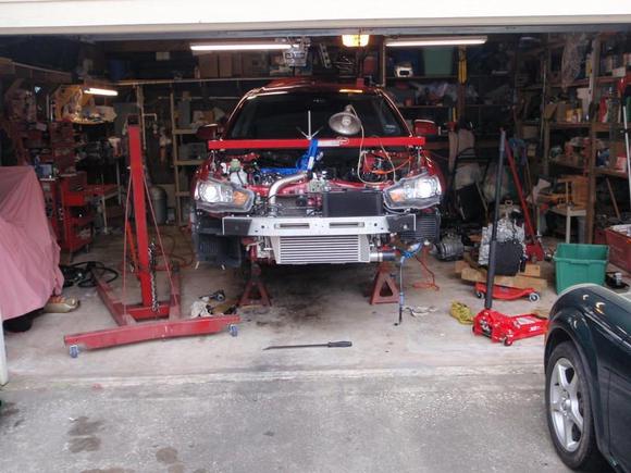 Transmission out for clutches