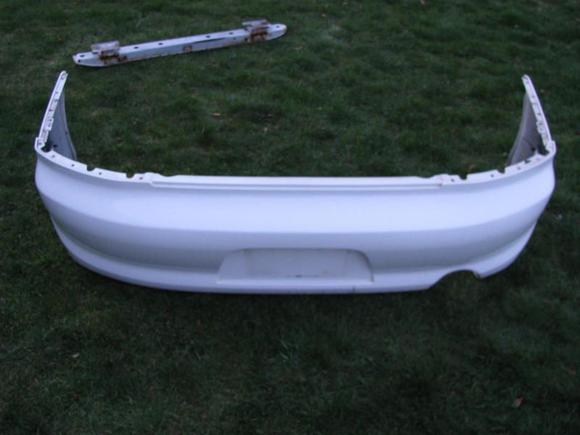 2005 Wicked White EVO 8 Rear Bumper