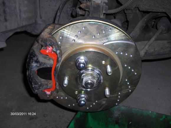 EBC Brakes, Rotors and pads (red stuff).