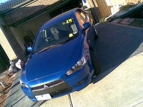 My 08 Lancer. Reppin the Confident Learners