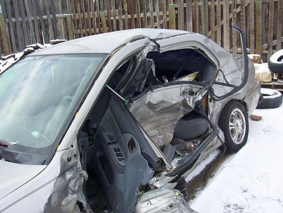 hit bye a diabetic drunk driver in a chevy 1500 doing 45-50 mph and almost killed