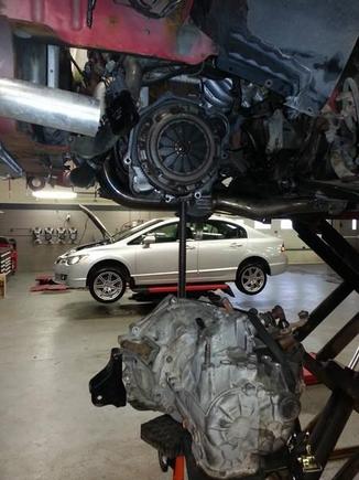 Old stock clutch can't hold the boost to the wheels