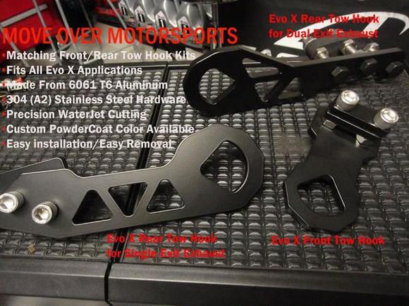 M>O Tow Hook Sets