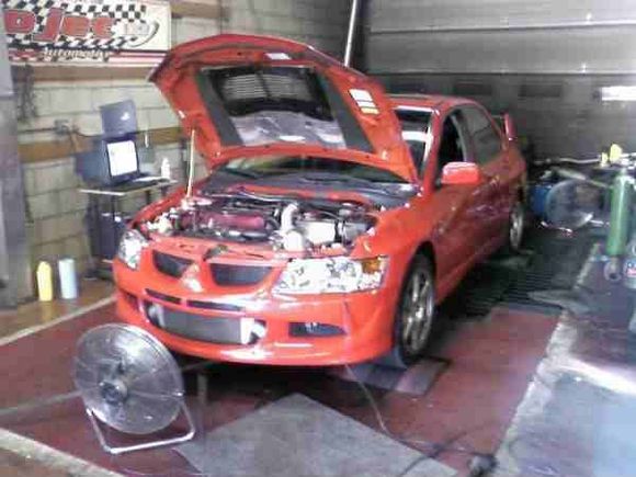 evo on dyno @ Turbotrix