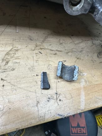 The pieces are just shattered. 