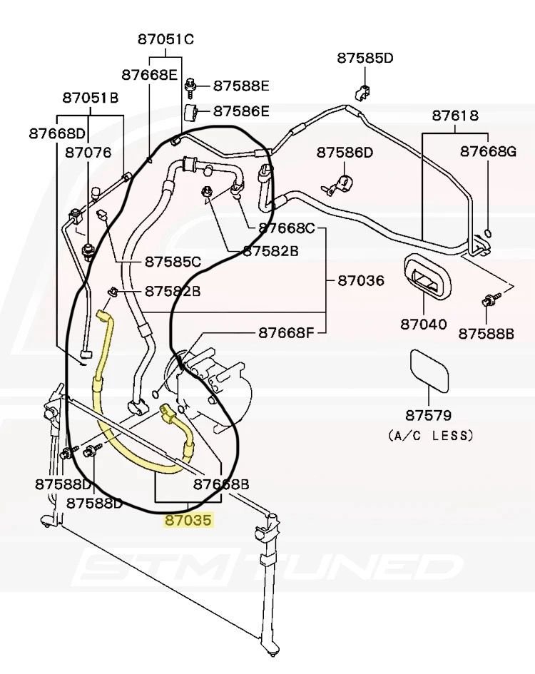 Miscellaneous - WTB: evo 789 ac lines, oil cooler lines & brake light - Used - 0  All Models - Mississauga, ON L5C2G1, Canada