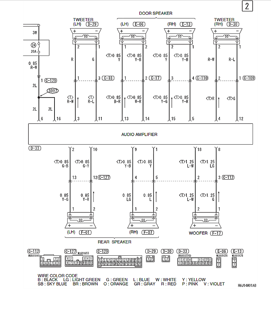 05 EVO 8 SSL - Amplifier Harness Dead - EvolutionM - Mitsubishi Lancer