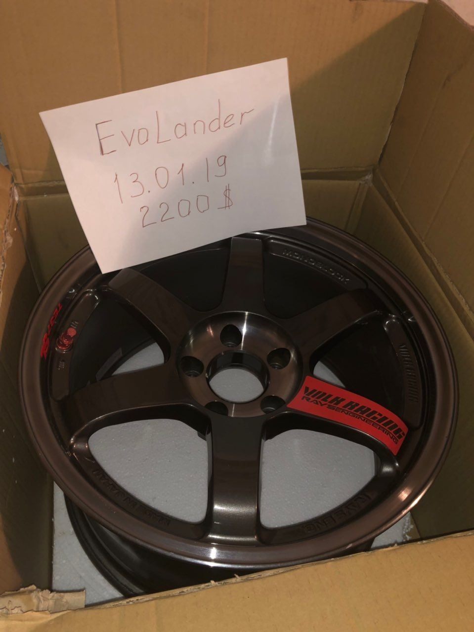 Wheels and Tires/Axles - For Sale: Rays TE37SL R17x9.5  +12 [5x114.3] - Used - 2006 to 2012 Mitsubishi Lancer Evolution - Kaluga, Russian Federation