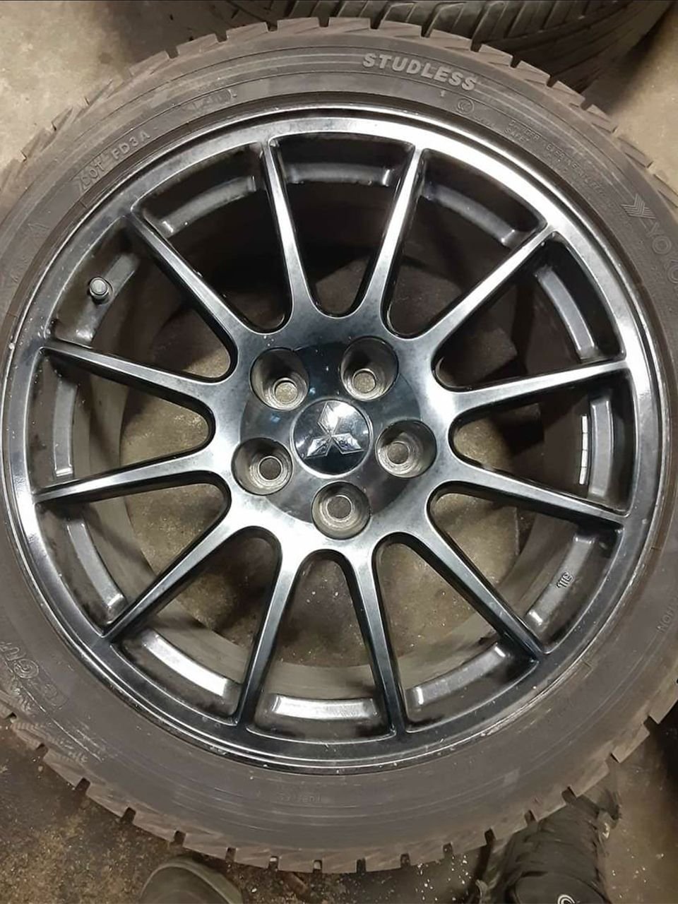 Wheels and Tires/Axles - 2008-15 Mitsubishi Evolution Evo X OEM ENKEI WHEEL RIM 5X114.3 18X8.5 - Used - Media, PA 19063, United States