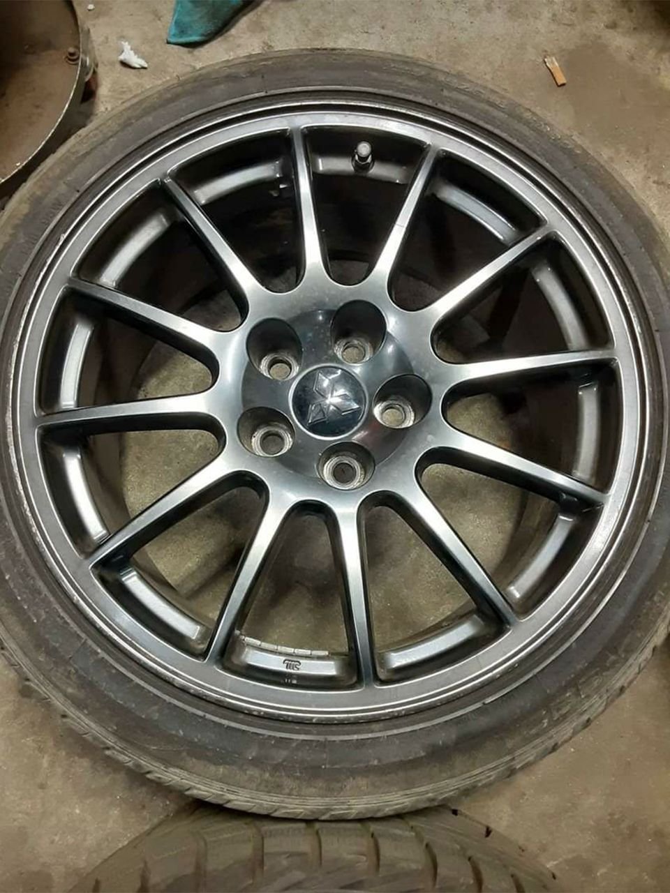 Wheels and Tires/Axles - 2008-15 Mitsubishi Evolution Evo X OEM ENKEI WHEEL RIM 5X114.3 18X8.5 - Used - Media, PA 19063, United States